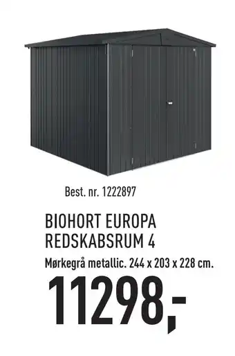 Biohort europa redskabsrum 4
