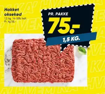 Bilka Hakket oksekød tilbud