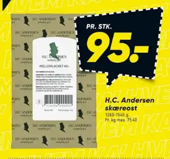 Bilka H.C. Andersen skæreost tilbud