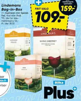 Bilka Lindemans Bag-in-Box tilbud