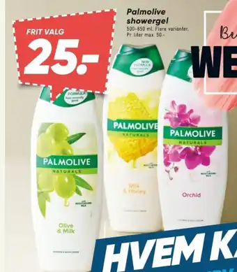 Bilka Palmolive showergel tilbud