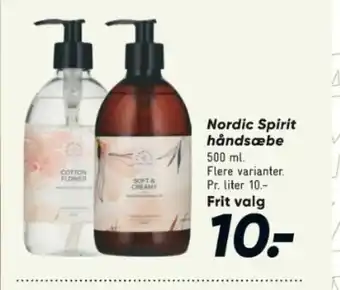 Bilka Nordic Spirit håndsæbe tilbud