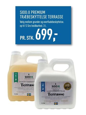 Sioo:x premium træbeskyttelse terrasse