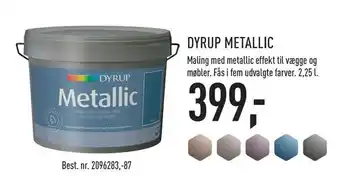 Johannes Fog Dyrup metallic tilbud