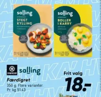 Bilka Salling Færdigret tilbud
