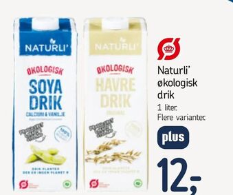 Føtex Naturli' økologisk drik tilbud