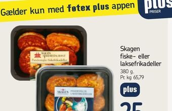Føtex Skagen fiske- eller laksefrikadeller tilbud