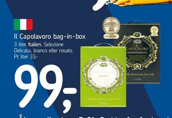 Føtex Il Capolavoro bag-in-box tilbud