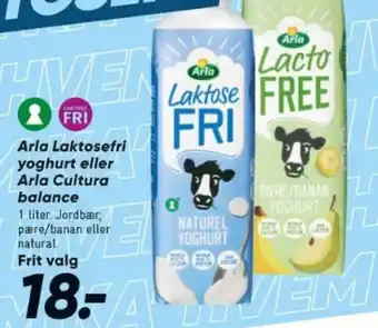 Bilka Arla Laktosefri yoghurt eller Arla Cultura balance tilbud