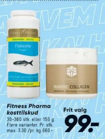 Bilka Fitness Pharma kosttilskud tilbud