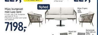 Mijas loungesæt med Luso bord