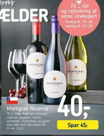 Føtex Montgras Reserva tilbud