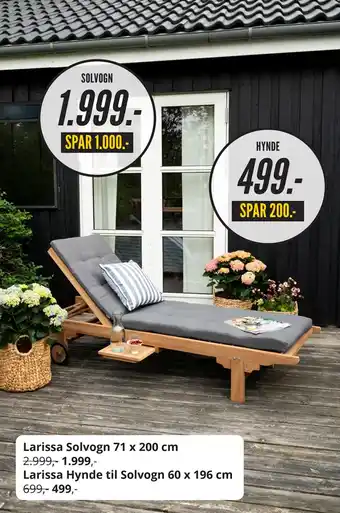 My Home Larissa Hynde til Solvogn 60 x 196 cm tilbud