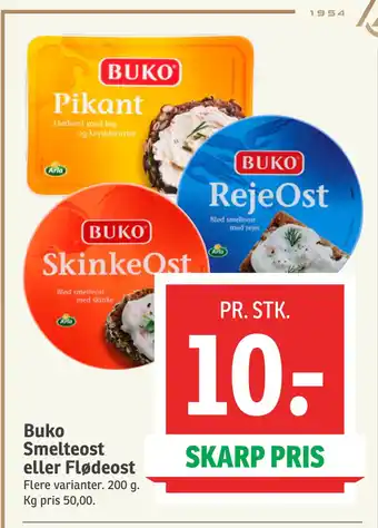 SPAR Buko Smelteost eller Flødeost tilbud