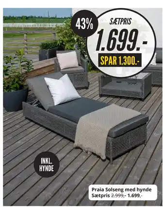 Praia Solseng med hynde