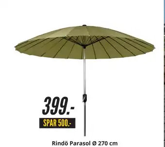 My Home Rindö Parasol Ø 270 cm tilbud