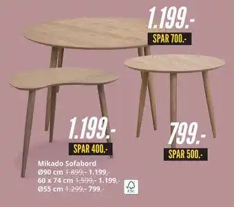 My Home Mikado Sofabord 60 x 74 cm tilbud