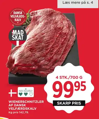 MENY WIENERSCHNITZLER AF DANSK VELFÆRDSKALV tilbud