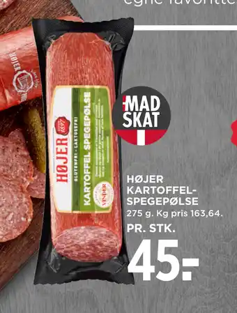 MENY HØJER KARTOFFEL SPEGEPØLSE tilbud