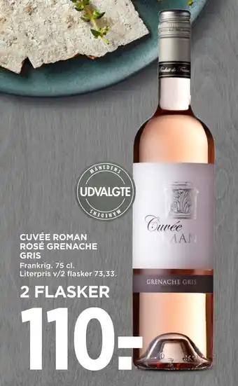 MENY CUVÉE ROMAN ROSÉ GRENACHE GRIS tilbud