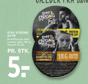 MENY STAY STRONG SKYR tilbud