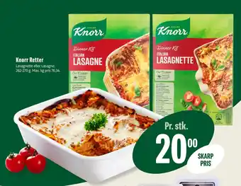 Min Købmand Knorr Retter tilbud