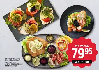 MENY FROKOSTPLATTE, LUKSUSSTJERNE SKUD ELLER 4 STK. DELIKATESSE SMØRREBRØD tilbud