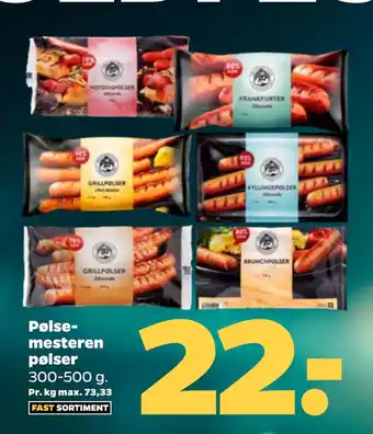 Netto Pølsemesteren pølser tilbud