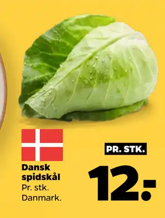 Netto Dansk spidskål tilbud
