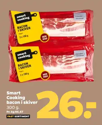 Netto Smart Cooking bacon i skiver tilbud