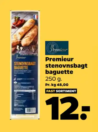 Netto Premieur stenovnsbagt baguette tilbud