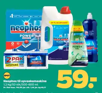 Netto Neophos til opvaskemaskine tilbud