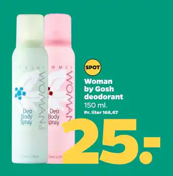 Netto Woman by Gosh deodorant tilbud