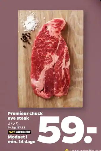Netto Premieur chuck eye steak tilbud