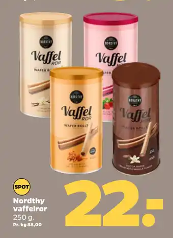 Netto Nordthy vaffelrør tilbud