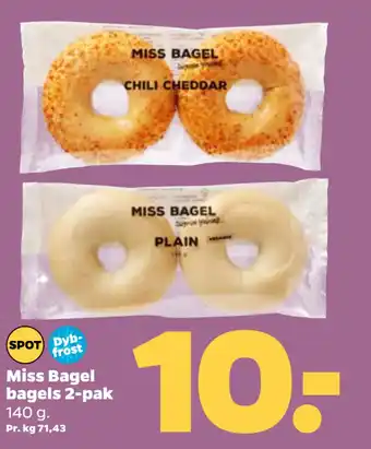 Miss Bagel bagels 2-pak