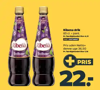 Netto Ribena drik tilbud