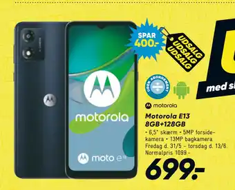 Bilka Motorola E13 8GB+128GB tilbud