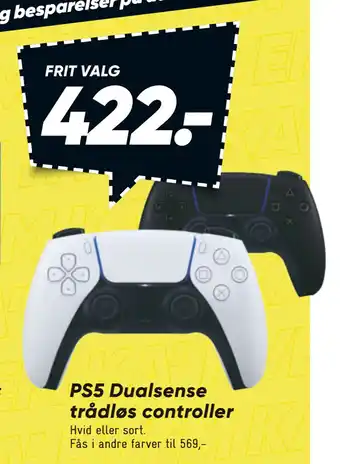 Bilka PS5 Dualsense trådløs controller tilbud