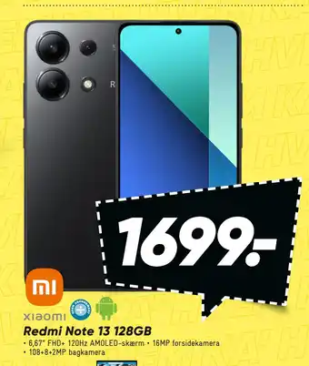 Bilka Redmi Note 13 128GB tilbud