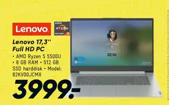 Bilka Lenovo 17,3'' Full HD PC tilbud