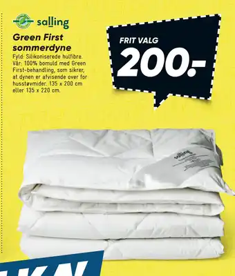 Bilka Green First sommerdyne tilbud