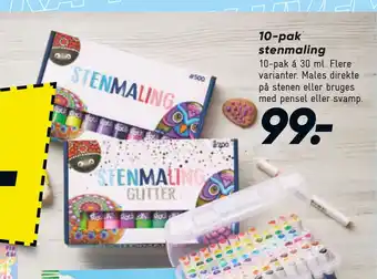 Bilka 10-pak stenmaling tilbud