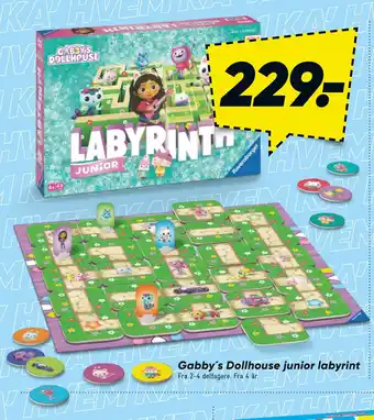 Bilka Gabby´s Dollhouse junior labyrint tilbud