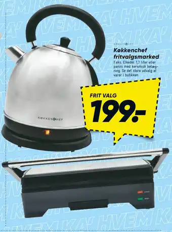 Bilka Køkkenchef fritvalgsmarked tilbud