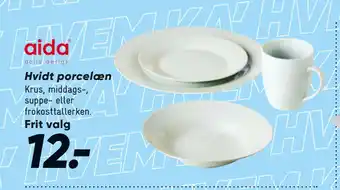 Hvidt porcelæn
