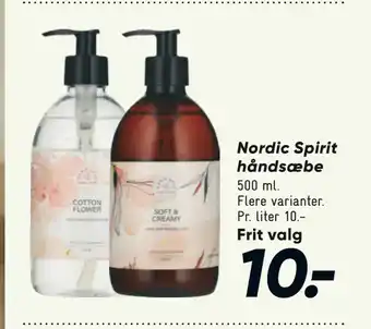 Bilka Nordic Spirit håndsæbe tilbud