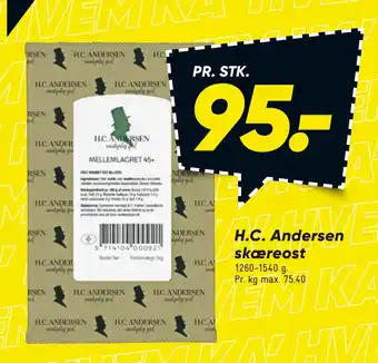 Bilka H.C. Andersen skæreost tilbud
