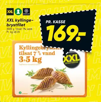 Bilka XXL kyllingebrystfilet tilbud