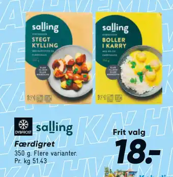 Bilka Færdigret tilbud